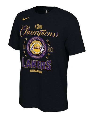 Pre-owned Nike  Los Angeles Lakers Champions Locker Room T-shirt Black
