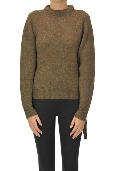 Isabel Marant Étoile Melange Knit Pullover In Brown