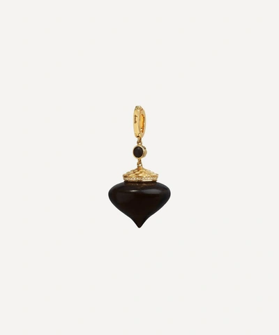 Annoushka 18ct Gold Touch Wood Diamond And Ebony Charm