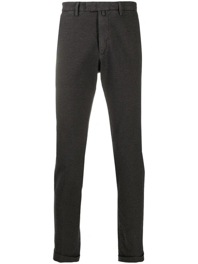 Briglia 1949 Straight Tailored Trousers In Grey