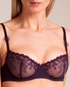 Simone Perele : Delice Demi-cup Bra In Purple