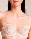 Simone Perele : Eden Demi-cup Bra In Peau Rose