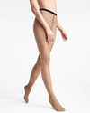 Wolford : Diamond Snake Tights *final Sale In Gobi / Black