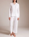 Skin : Organic Pima Cotton Krista Kaelyn Pajama In White