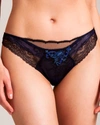 Lise Charmel : Fete Precieuse Thong In Noir Precieux