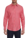 Robert Graham Diamante Sport Shirt In Rose