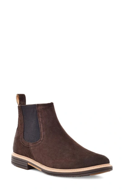 Ugg Baldvin Chelsea Boot In Stout Suede