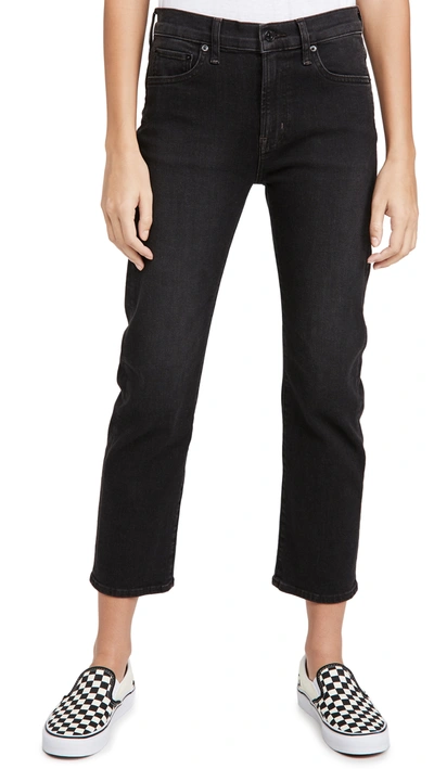 Edwin Elin Crop Jeans In Blackstone