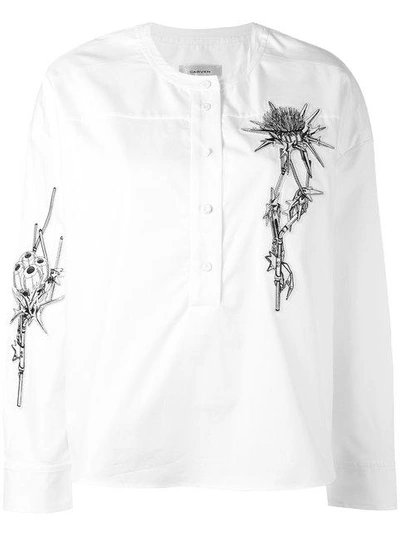 Carven Embroidered Shirt - White