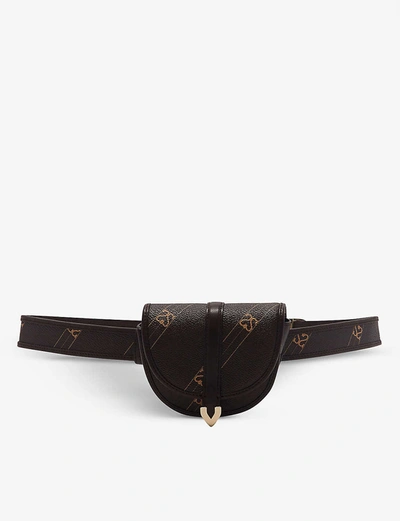 Sandro Monogram Faux-leather Belt Bag