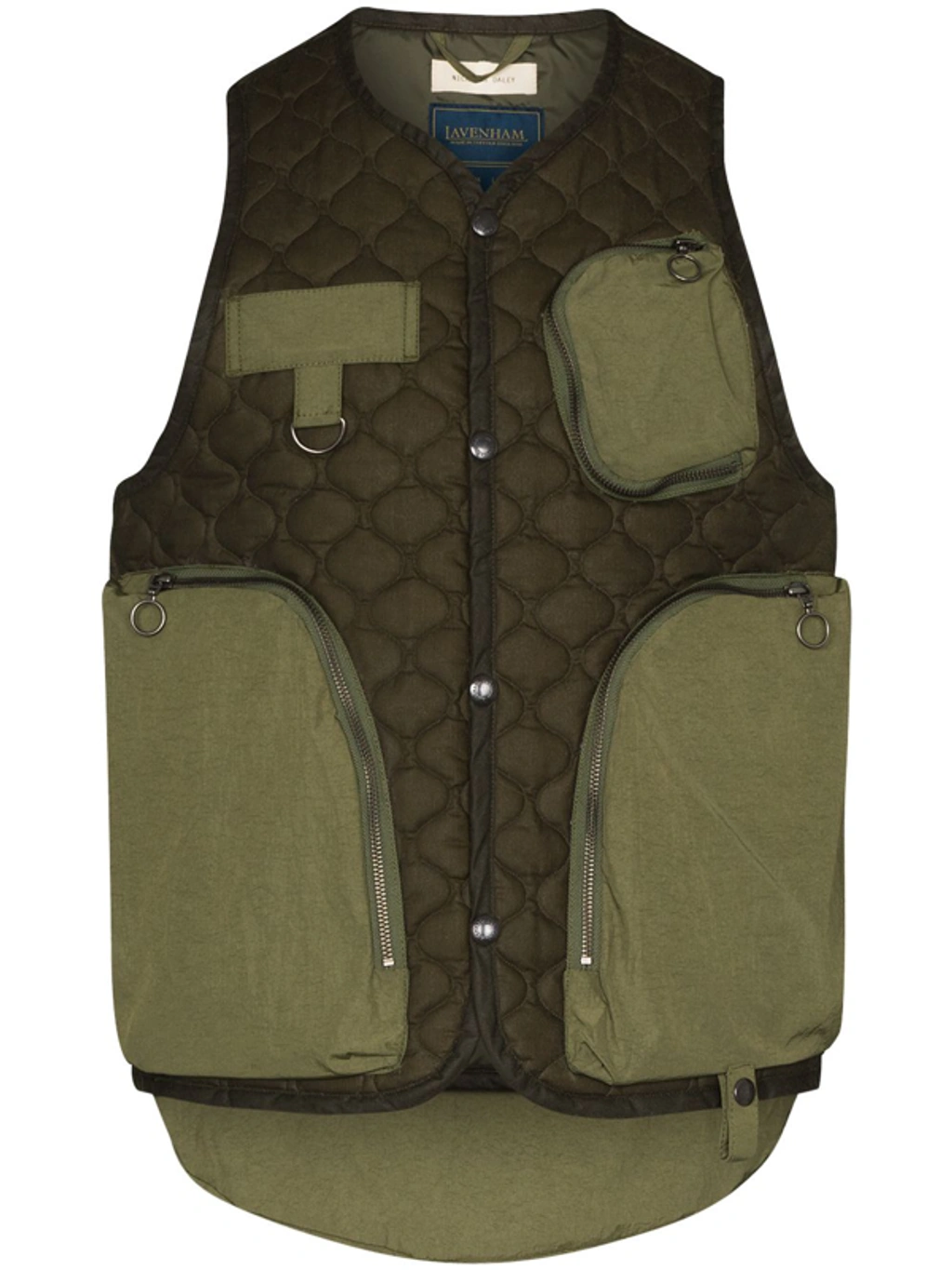 LAVENHAM × NICHOLAS DALEY ENGINEERS VEST Nicholas Daley X Lavenham Engineers Gilet In Green | ModeSens