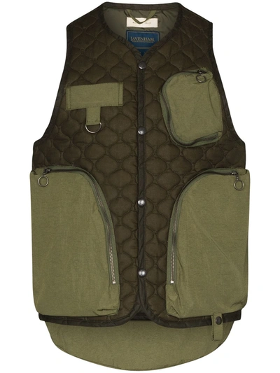 Nicholas Daley X Lavenham Engineers Gilet In Green