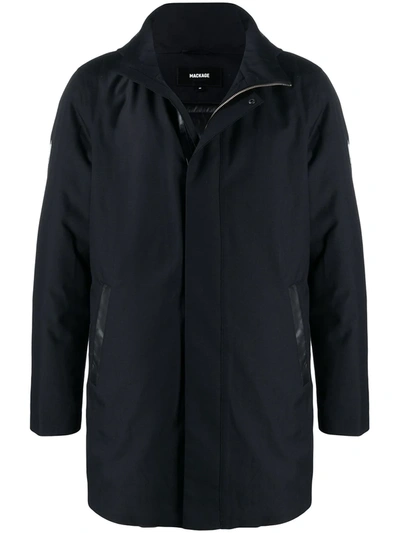 Mackage Zip-up Down Jacket In Blue