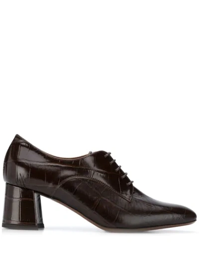 L'autre Chose Heeled Lace-up Shoes In Brown