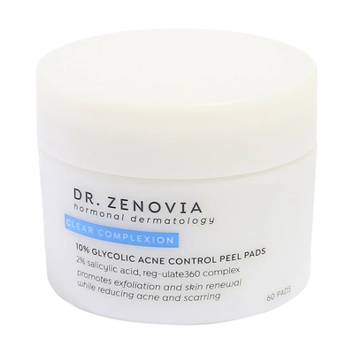 Dr. Zenovia Skincare 10% Glycolic Acne Control Peel Pads 60 Pads