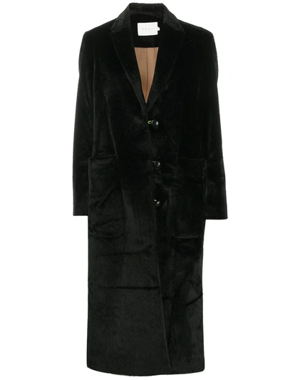 Neul Eco Faux Fur Coat In Black