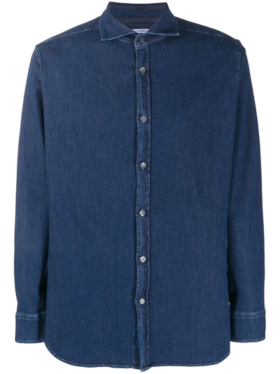 Jacob Cohen Denim Shirt In Blue