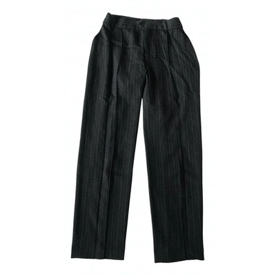 Pre-owned Isabel Marant Wool Chino Pants In Blue