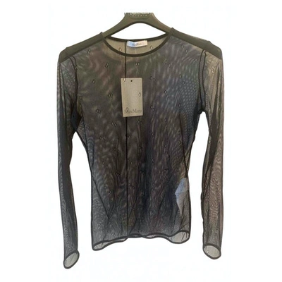 Pre-owned Max Mara Black Synthetic Top