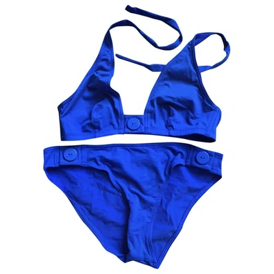 Pre-owned Eres Blue Cotton - Elasthane Swimwear