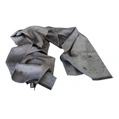 Pre-owned Lanvin Wool Scarf In Grey