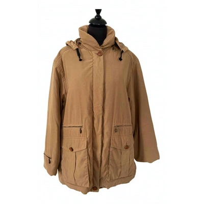 Pre-owned Max Mara Parka In Brown