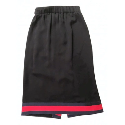 Pre-owned Gucci Mid-length Skirt In Black