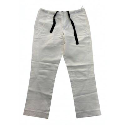 Pre-owned Marni Trousers In White