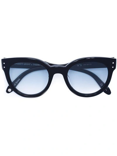 Garrett Leight X Thierry Lasry 'collab No. 3' Sunglasses In Black