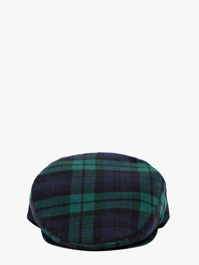 Comme Des Garçons Shirt Check New Boy Hat In Green