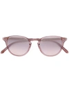 Garrett Leight 'hampton' Sonnenbrille In Pink