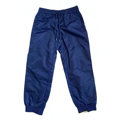 Pre-owned Fenty X Puma Trousers In Blue