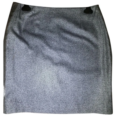 Pre-owned Blumarine Cashmere Skirt In Grey