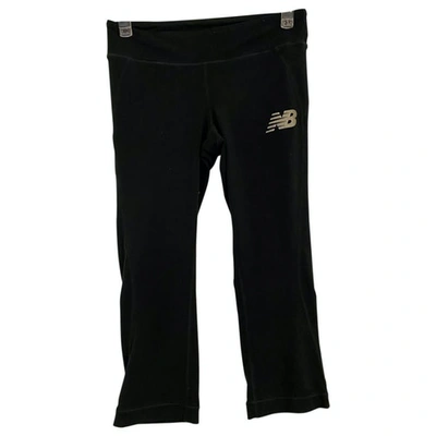 Pre-owned New Balance Black Cotton Trousers