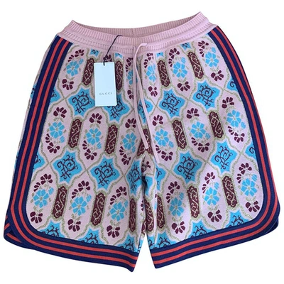Pre-owned Gucci Multicolour Cotton Shorts