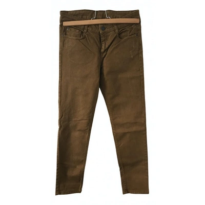 Pre-owned Comptoir Des Cotonniers Trousers In Camel