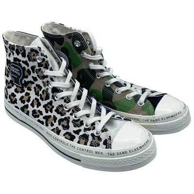Pre-owned Converse Cloth High Trainers In Multicolour