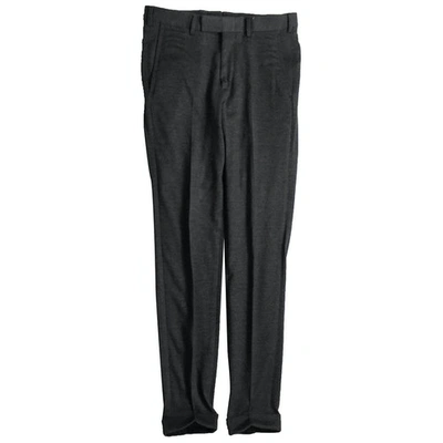 Pre-owned Ermenegildo Zegna Grey Cashmere Trousers