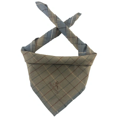 Pre-owned Burberry Scarf & Pocket Square In Brown