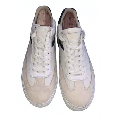 Pre-owned Rag & Bone White Suede Trainers