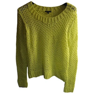 Pre-owned Theory Wool Jumper In Green