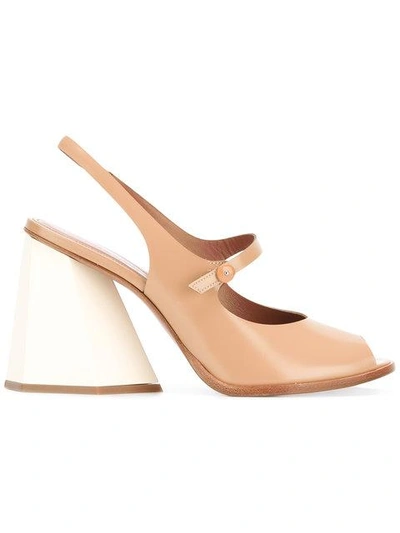 Sportmax Ankle Length Sandals In Nude/neutrals