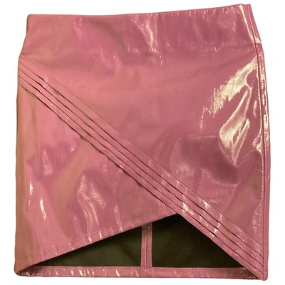 Pre-owned Rta Mini Skirt In Pink