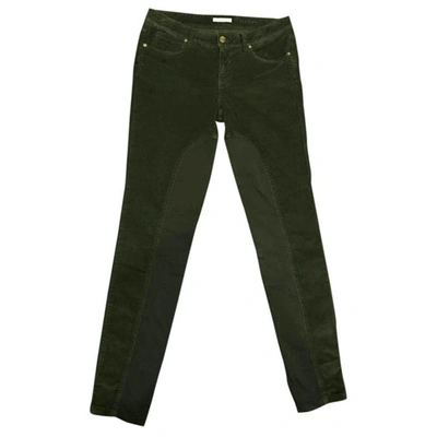 Pre-owned Burberry Slim Jeans In Khaki