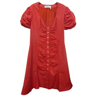 Pre-owned Saint Laurent Mid-length Dress In Red