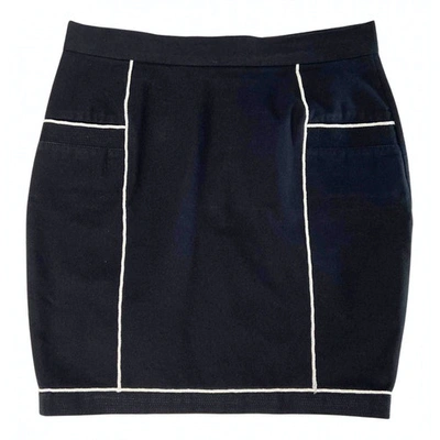 Pre-owned Versus Mid-length Skirt In Black
