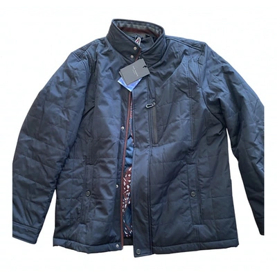 Pre-owned Ted Baker Jacket In Navy