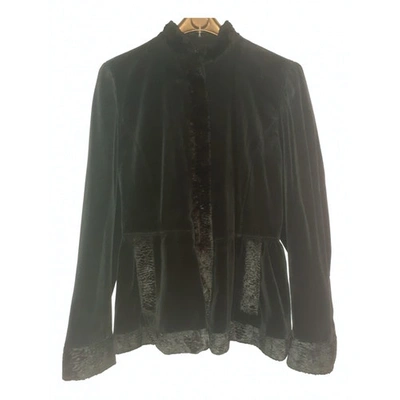 Pre-owned Kenzo Black Velvet Jacket