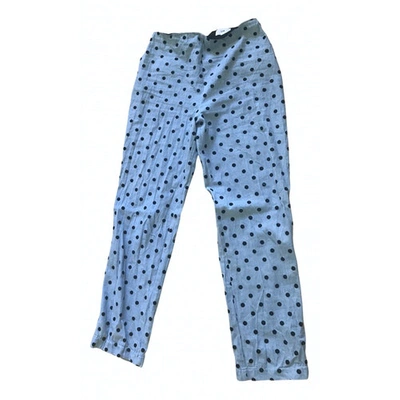 Pre-owned Lpa Trousers In Blue