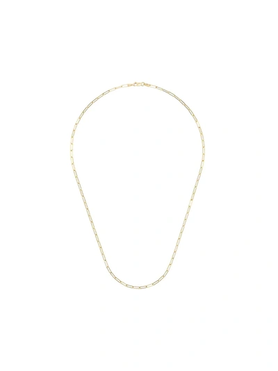 Dru 14k Yellow Gold Long Link Chain Necklace